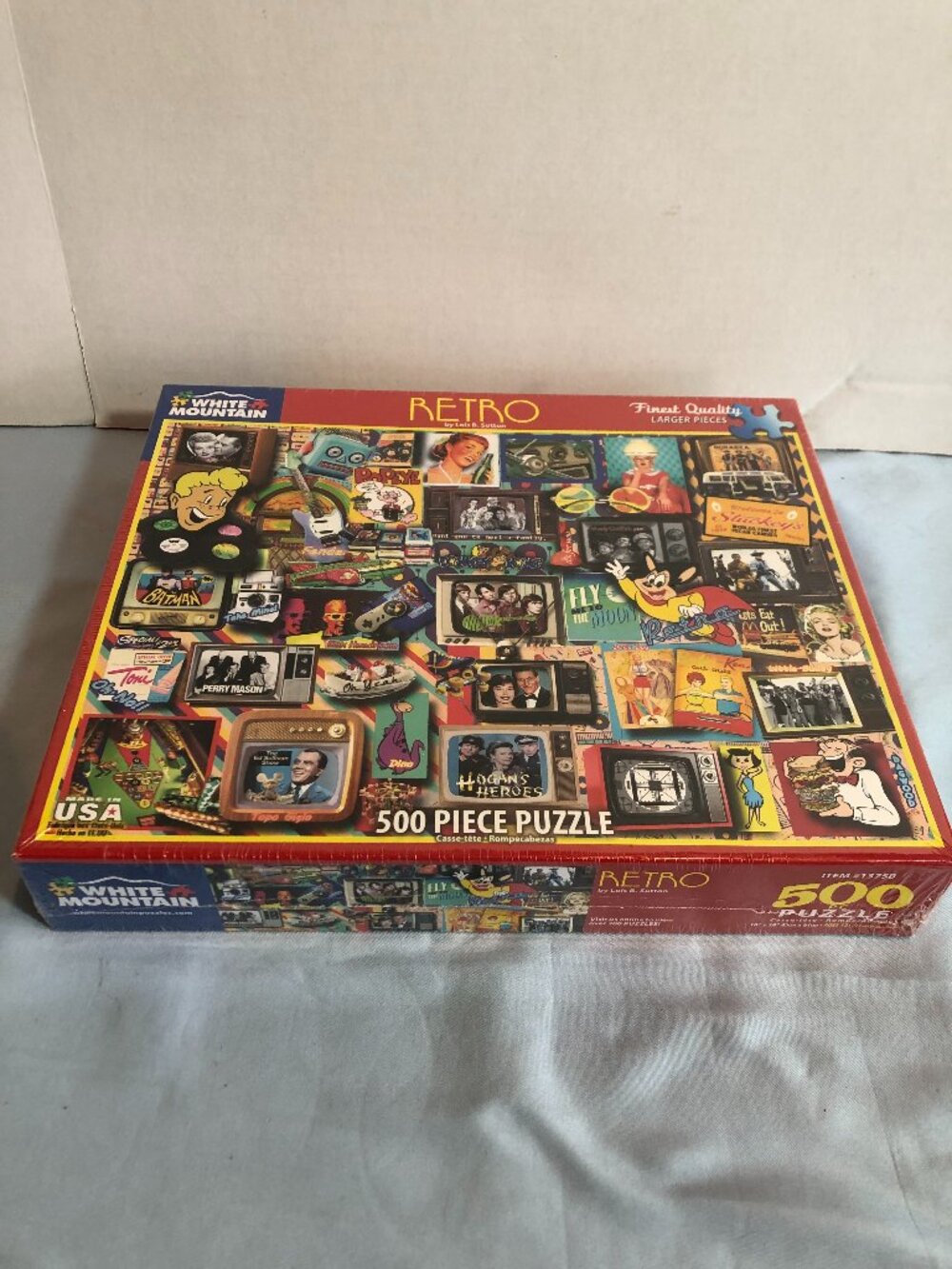 NEW White Mountain RETRO 500 Pc Puzzle #F77